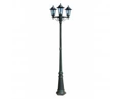 vidaXL Lampione da esterno Verona h. 215 cm