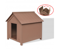 vidaXL WPC Cuccia per cani 73,5x68x74 cm marrone