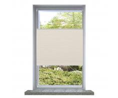 vidaXL Tenda plissè 80x100cm Crema