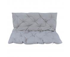 vidaXL Cuscino Grigio per Dondolo 120 cm