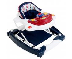 Baninni Girello 2 in 1 Classic Rosso e Blu Scuro BNBW002-RRD