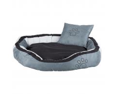 TRIXIE Letto per Cani Bonzo 120x80x25 cm Grigio e Nero 37718