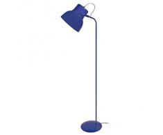 Tosel 95068 Cloche Lampadaire Liseuse Acier Bleu Marine 29 x 29 x 150 cm