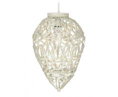 Oaks Lighting Rio Abat-jour suspension marocain Crème/doré