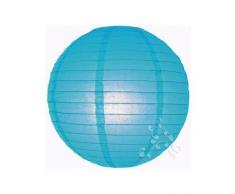 lampion boule chinoise turquoise 40 cm