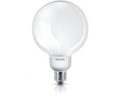 Philips Ampoule FluoCompacte Globe Culot E27 20 Watts Consommés Ãquivalence Incandescence : 85W