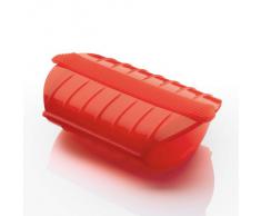 Lékué Coffret Papillote 2 personnes Rouge avec filtre blanc