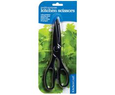 Kitchen Craft KCSCISSORMP Ciseaux Multi Usages, Mélange de Plusieurs matériaux, Noir, 9 x 12 x 16 cm