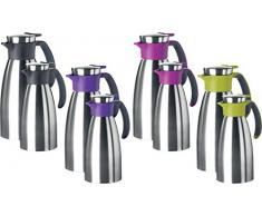 Emsa 514499 SOFT GRIP Pichet isotherme, fermeture Quick Tip, 1,5 Litre, 100% hermétique, noir