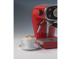 Ariete 1388A Rétro Machine à café Rouge