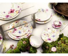 VilleroyÂ &Â Boch - Assiette Ã Soupe Mariefleur Basic, Assiette Creuse au DÃ©cor Floral en Porcelaine Premium, Compatible Lave-Vaisselle, 23Â cm