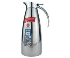 Emsa 502489 ELEGANZA Pichet isotherme, fermeture easy open, acier inoxydable, 1L