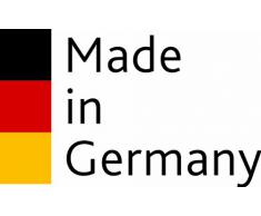 Emsa 508540 Boîte alimentaire rectangulaire avec couvercle, 1.0 Litre, Transparent/bleu, Clip & Close