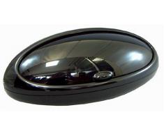 Alessi | Gnam ASG22 B - Boîte à Pain Design avec Couvercle en Résine Thermoplastique, Noir