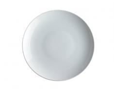 Alessi Sg53/1 Mami Assiette Plate en Porcelaine Blanche, Set de 6 PiÃ¨ces