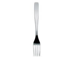 Alessi Ajm22/5 Knifeforkspoon Fourchette à dessert en Acier Inoxydable 18/10 Brillant, Set de 6 Pièces