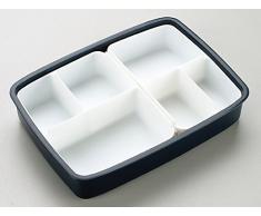 Japanese Modern/Traditional Compartmental Bento Box 870ml, Chopsticks