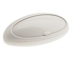 Alessi | Gnam ASG22 W - Boîte à Pain, Résine thermoplastique, Blanc