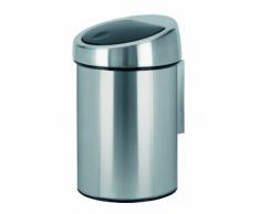 BRABANTIA 378645 Poubelle design Touch bin 3 L Acier mat