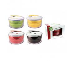 Easy Make KM4071 ESSOREUSE A Salade A Piston - Couleur ALEATOIRE, Plastique, Noir/Rouge/Vert