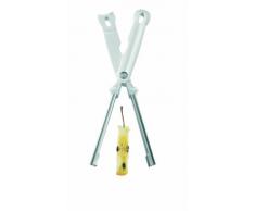 Leifheit 3142 vide-pomme, Plastique, Acier Inoxydable, Blanc