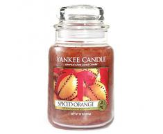 Yankee Candle bougie jarre parfumÃ©e, grande taille, Orange Ã©picÃ©e, jusquÃ 150Â heures de combustion