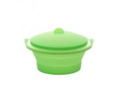 LÃ©kuÃ© Cuit Vapeur Pliable Vert Silicone Platine