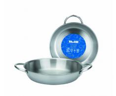 Ibili 665614 Plat rond Prisma 14 cm Inox 18%