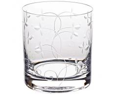 Verre à jus de fruit/eau, Collection "PETITE DAISY" 250ml, transparent, verre, style moderne - uniques (GERMAN CRYSTAL powered by CRISTALICA)