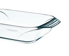 Pyrex - 8010660 - Optimum - Plat à four rectangulaire en verre ultra résistant - 31x20 cm