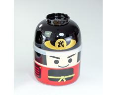 Tierra Zen B506433 FiancÃ© SamuraÃ¯ Bento Noir/rouge 10 x 13 cm