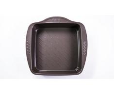 Pyrex - Asimetria - Plat à Four Carré en Métal Anti-Adhésif à 24 cm