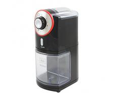 Melitta Moulin à Café Électrique, Molino, Meule Plate, Noir/Rouge, 1019-01