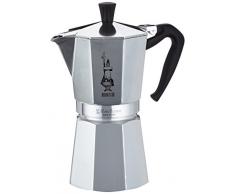 Bialetti 0001165/X4 Cafetière, Aluminium, Argent, 9 Tasses