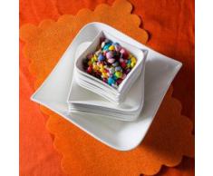 Table Passion - Assiette plate Mélody 25 cm (lot de 6)