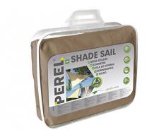 Perel 06557 Voile d'Ombrage Triangle Taupe/Marron 5 x 5 x 5 m