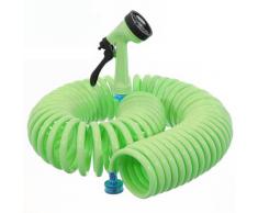 Tuyau d'arrosage extensible avec pistolet multijets - 107885