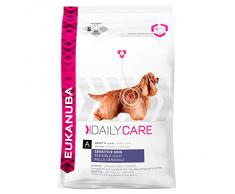 Eukanuba Daily Care PEau Sensible - Croquettes pour Chien Adulte sujet à des problème de pEau - 12kg