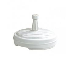 Eda Plastiques DAVPPARP Pied de Parasol Plastique Blanc