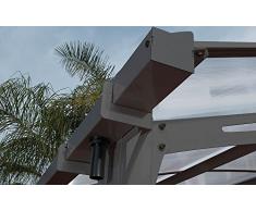 Carport ALMICAR en métal 14,5 m², 362 x 502 x 242 cm -PEGANE-