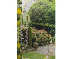 arceau gloriette 2,4m decorative de jardin pour roses et fleurs grimpantes