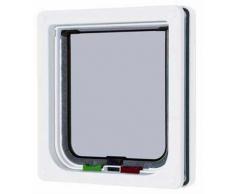 Petmate Chatière Verouillable 4 Positions - Blanc