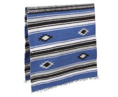 KERBL Tapis de Selle Navajo pour Cheval Bleu