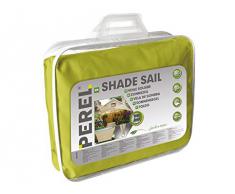 Voile d'ombrage carrée 5 m verte