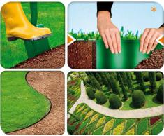 Cellfast Bordure à Gazon, Brune, 22 x 22 x 0,1 cm 0.422 x 0.422 x 0.1 cm Marron