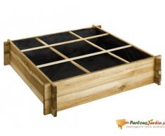 Carré de potager en bois traité Cardon 90