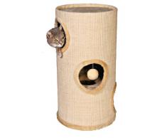 Trixie - 4330 - Arbre à chat format tour - Beige - Diamètre 36 cm / Hauteur 70 cm