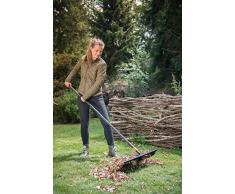Fiskars 135514 QuikFit Râteau à feuille 57 cm avec tête en Acier