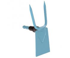 Serfouette Combisystem de Gardena : Houe avec Lame Droite, 2 de nts, Largeur de Travail 7,5 Cm, en Acier de Haute Qualité, Revêtement Duroplast (3218-20)