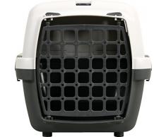 Caisse/panier de transport GULLIVER 3 en gris pour chien/chat de moins de 12 kg. 40 x 61 x 38 cm